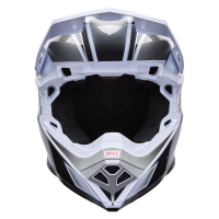 BELL Moto-10 Spherical Helm - Grid White/Black/Grey