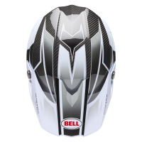 BELL Moto-10 Spherical Helm - Grid White/Black/Grey