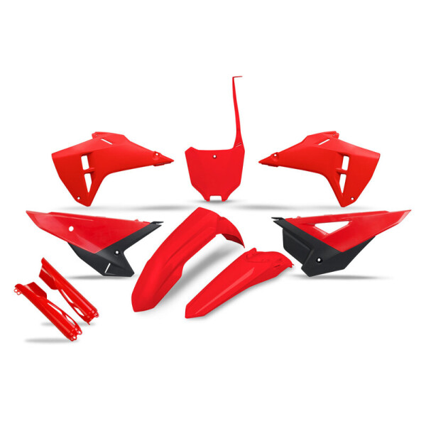UFO Kunstoff-Kit ohne Gabelschützer Honda CRF250/450 25- OEM Farbe