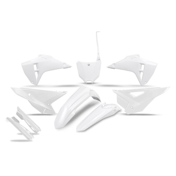 UFO Kunstoff-Kit mit Gabelschützer Honda CRF250/450 25- OEM Weiß