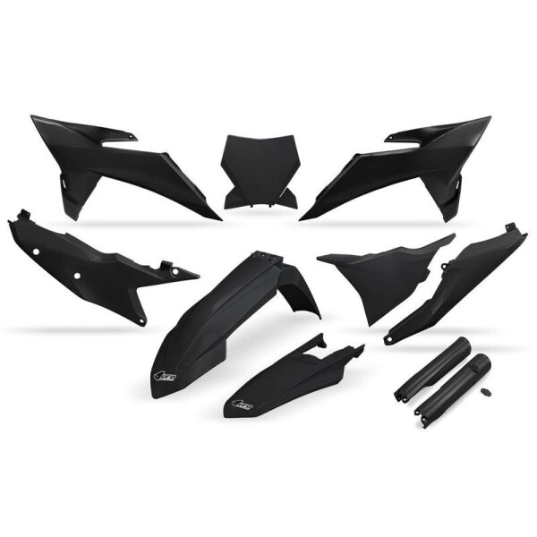 UFO Kunstoff-Kit mit Gabelschützer KTM SX/SXF 25- schwarz