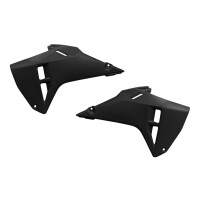 UFO Kühlerabdeckungen Honda CRF250/450 25- schwarz