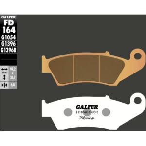GALFER Bremsbelag Racing "FD164" CRF/KXF/RMZ vorne