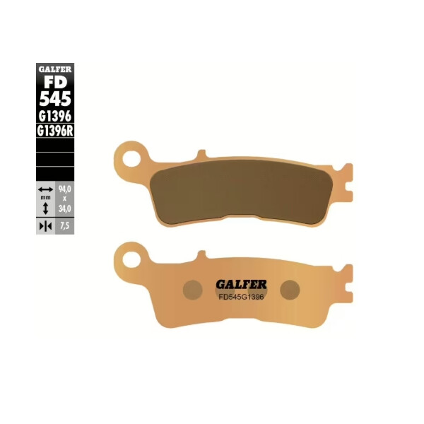 GALFER Bremsbelag "FD545" YZ/YZF vorne