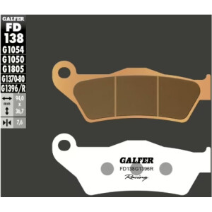 GALFER Bremsbelag Racing "FD138" KTM /Husqvarna...