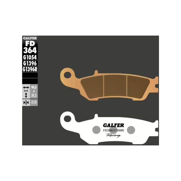 GALFER Bremsbelag Racing "FD364" YZ250/450F 18-20 vorne