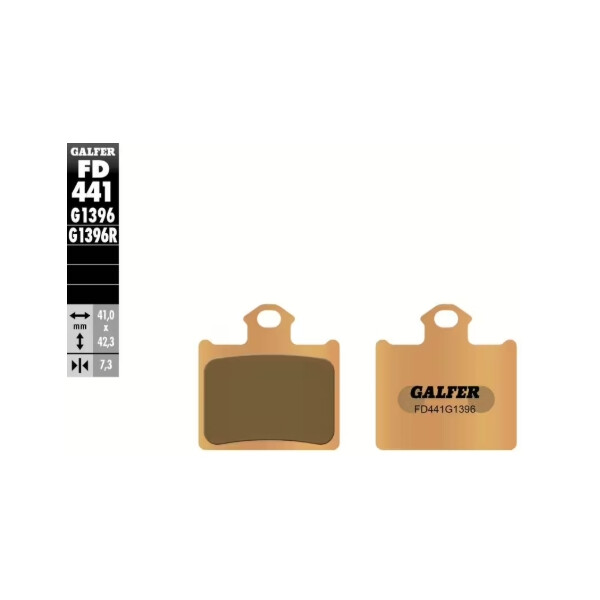 GALFER Bremsbelag "FD441"  85SX/TC85 12-20 hinten