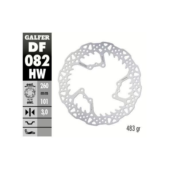 GALFER Bremsscheibe "DF082HW"  Honda CRF250/450 2018-