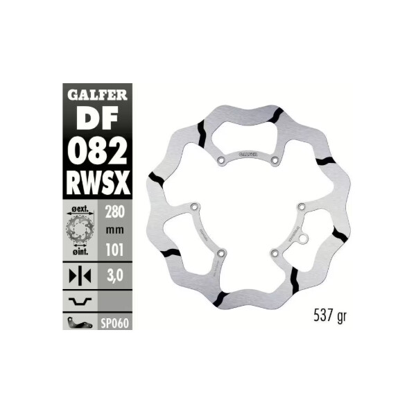 GALFER Bremsscheibe "DF082RWSX"  Honda CRF250/450 2018-