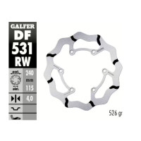 GALFER Bremsscheibe "DF531RW" YZ/YZF hinten