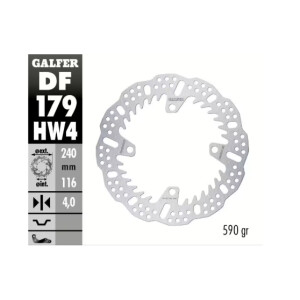 GALFER Bremsscheibe "DF179HW" KX250F/KX450F...