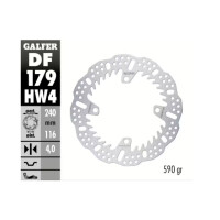 GALFER Bremsscheibe "DF179HW" KX250F/KX450F 2019- hinten