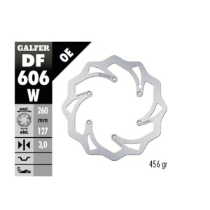 GALFER Bremsscheibe "DF606W"...