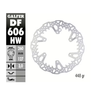 GALFER Bremsscheibe "DF606HW"...
