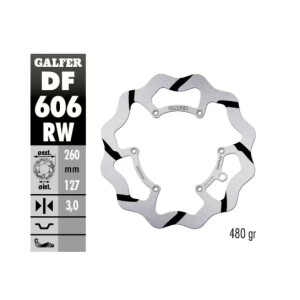GALFER Bremsscheibe "DF606RW"...