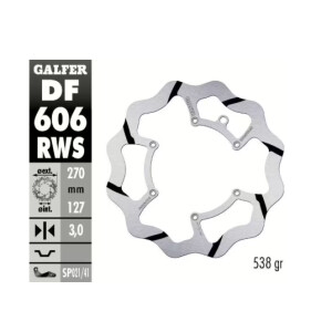 GALFER Bremsscheibe "DF606RWS"...