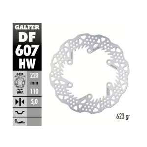 GALFER Bremsscheibe "DF607HW"...