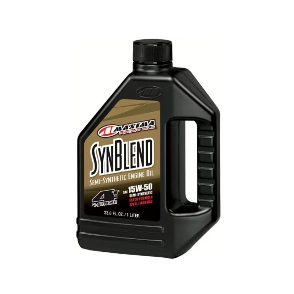 MAXIMA RACING OILS Motoröl "Syn Blend Ester 4T" 15W-50, 1 Liter
