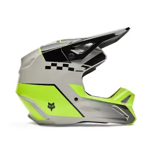 Fox Helm V1 Collect Grau/Gelb