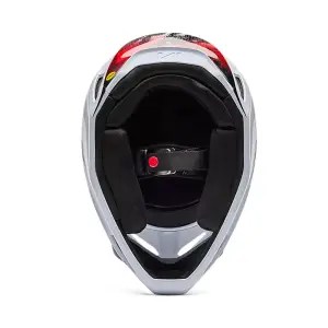 Fox V1 Kairos Helm Weiß/Rot