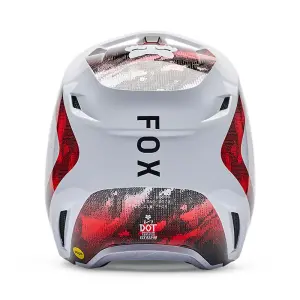 Fox V1 Kairos Helm Weiß/Rot