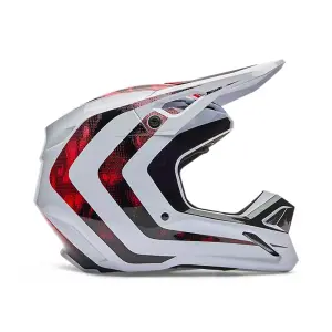 Fox V1 Kairos Helm Weiß/Rot