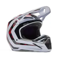 Fox V1 Kairos Helm Weiß/Rot