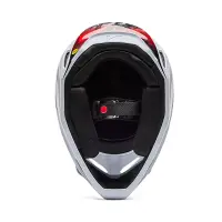 Fox V1 Kairos Helm Weiß/Rot