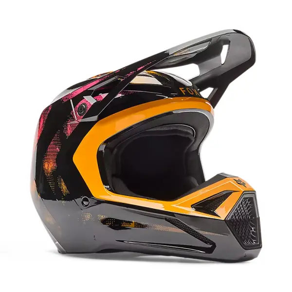 Fox V1 Kairos Helm Orange/Schwarz