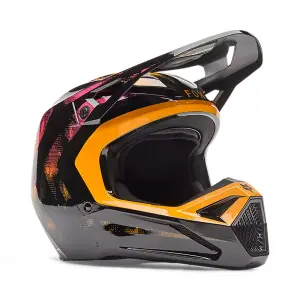 Fox V1 Kairos Helm Orange/Schwarz
