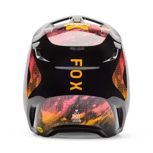 Fox V1 Kairos Helm Orange/Schwarz