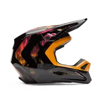 Fox V1 Kairos Helm Orange/Schwarz
