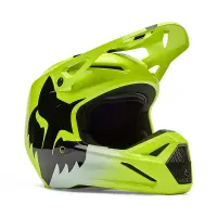Fox V1 Shield Helm Flo Yellow