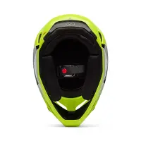 Fox V1 Shield Helm Flo Yellow