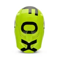 Fox V1 Shield Helm Flo Yellow