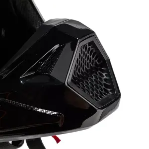 Fox V1 Solid Helm Schwarz