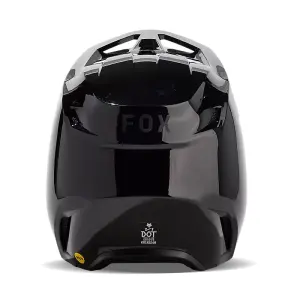 Fox V1 Solid Helm Schwarz