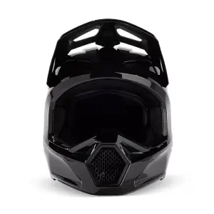 Fox V1 Solid Helm Schwarz