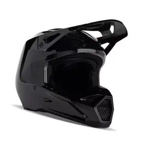Fox V1 Solid Helm Schwarz