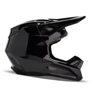 Fox V1 Solid Helm Schwarz