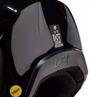 Fox V1 Solid Helm Schwarz