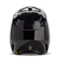 Fox V1 Solid Helm Schwarz