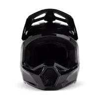 Fox V1 Solid Helm Schwarz
