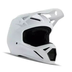 Fox V1 Solid Helm Matt Weiß