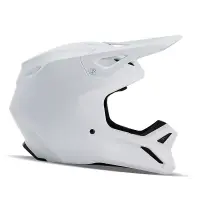 Fox V1 Solid Helm Matt Weiß