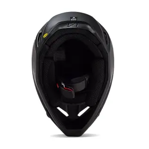 Fox V1 Solid Helm Matt Schwarz