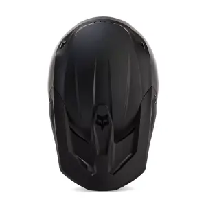 Fox V1 Solid Helm Matt Schwarz
