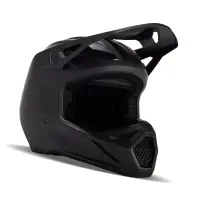 Fox V1 Solid Helm Matt Schwarz