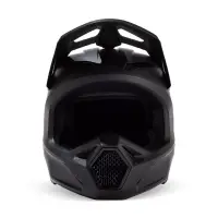 Fox V1 Solid Helm Matt Schwarz