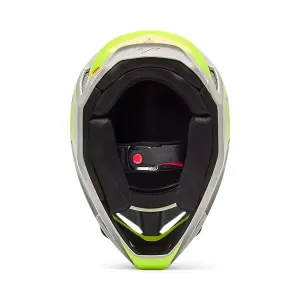 Fox Helm V1 Collect Kinder Grau/Gelb
